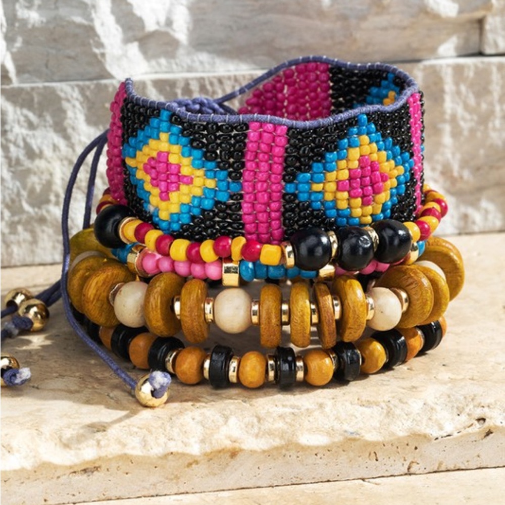 Modern Boho Beaded Bracelet
